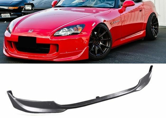OE STYLE PU FRONT BUMPER LIP POLY URETHANE BODY KIT FOR 04-09 HONDA S2000