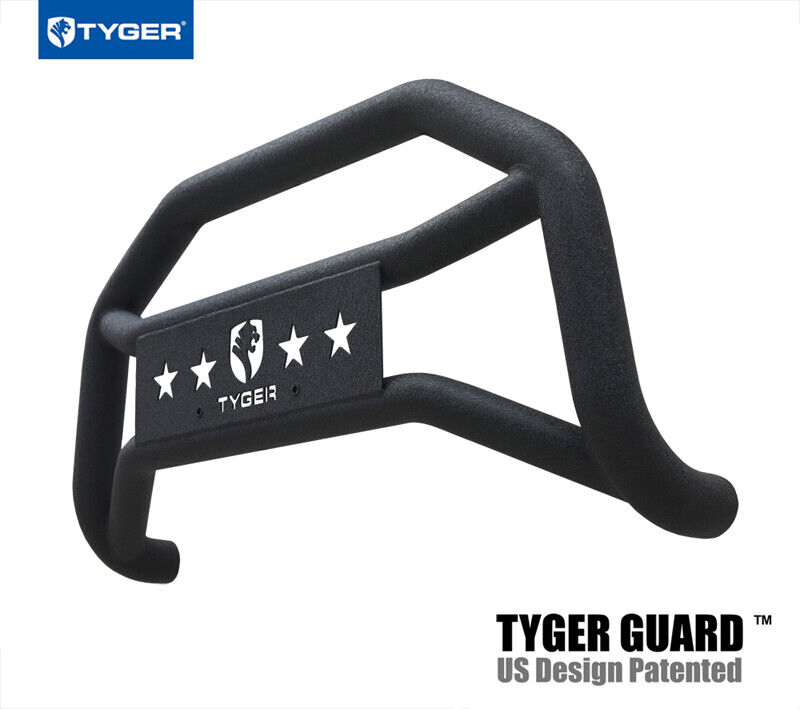 TYGER For 2004-2024 Ford F150 Textured Black Bull Bumper Guard