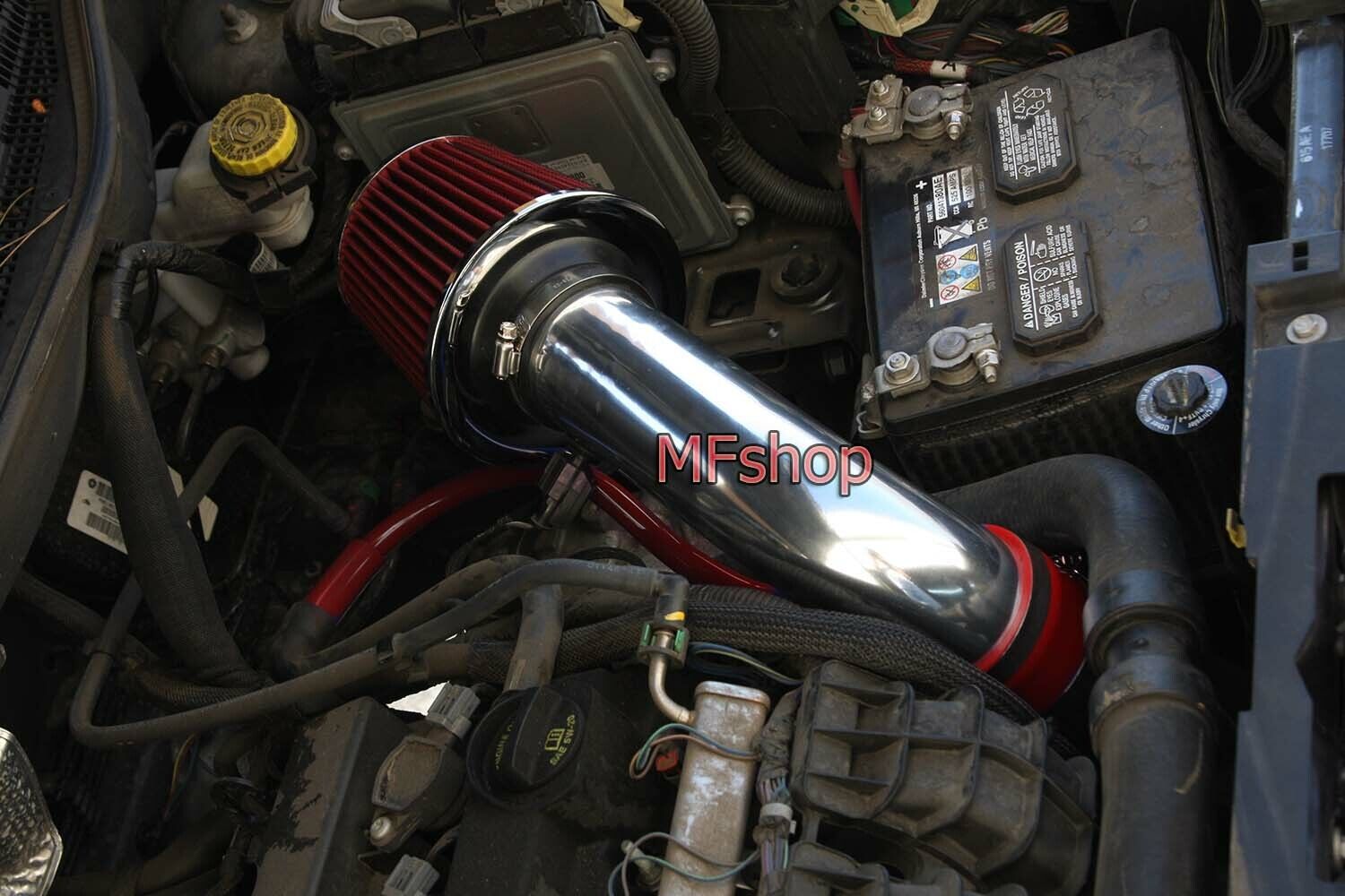 RED For 2007-2010 Jeep Compass Patriot 2.0L 2.4L L4 Air Intake Kit + Filter