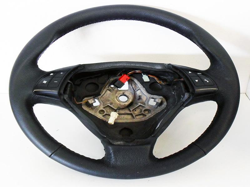 Fiat Grande Punto Steering Wheel Cover IN Genuine Black Leather