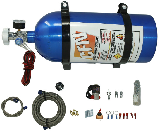 DRY NITROUS OXIDE KIT ADJUSTABLE UP TO 125HP COMPLETE NOS NITROUS KIT NEW