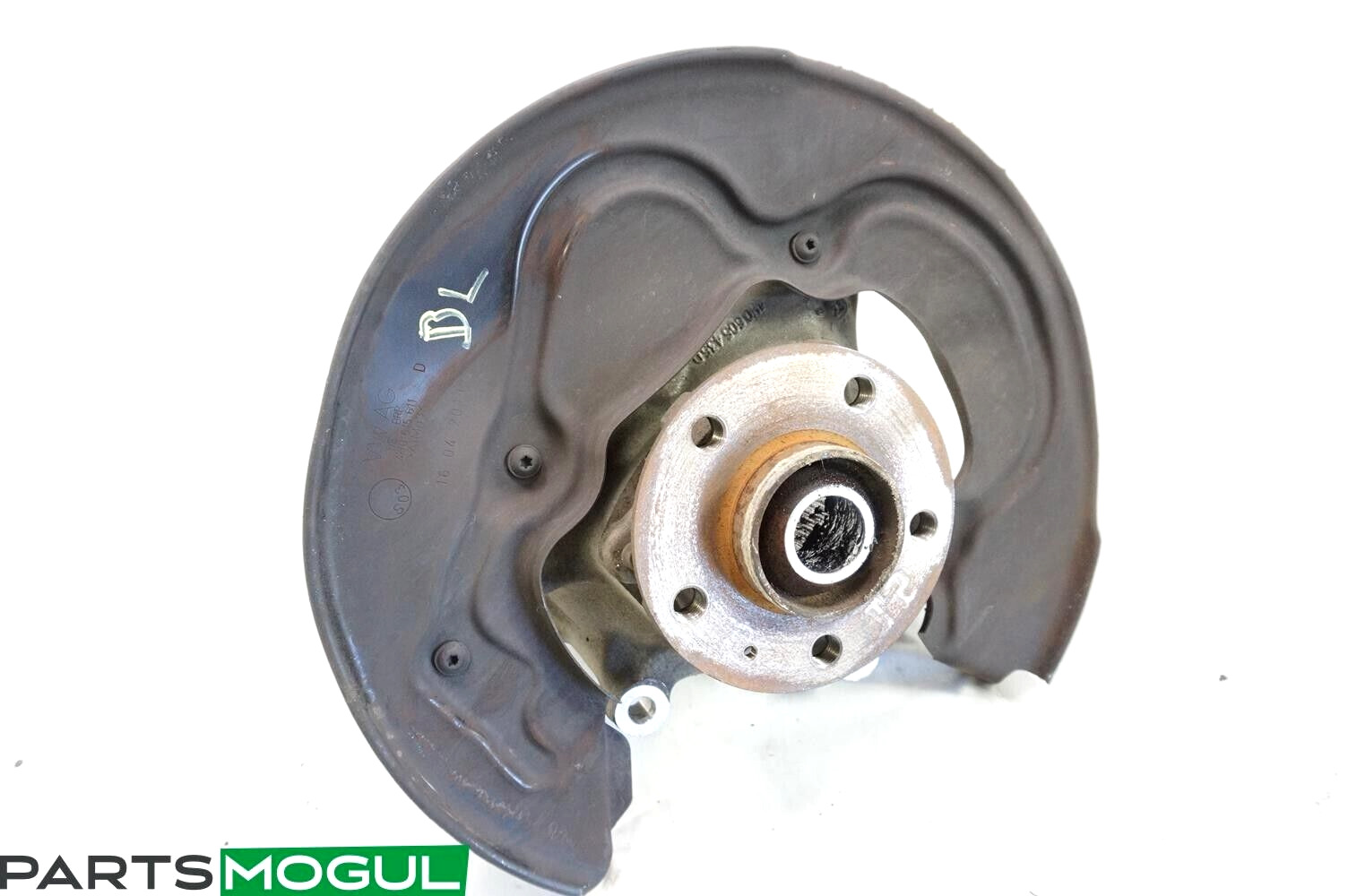 2011-2012 AUDI A8 QUATTRO REAR LEFT Spindle Knuckle W/ Wheel Bearing