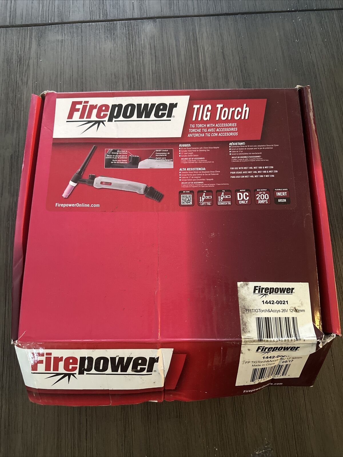 Firepower 1442-0021 26 V Tig Torch With Accessories