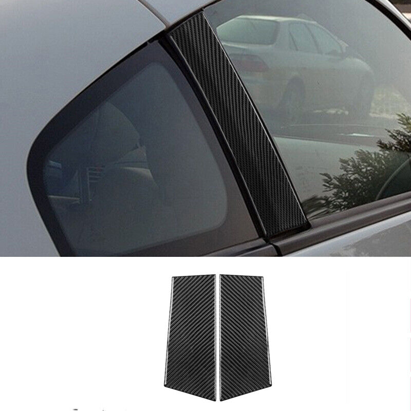 For Nissan 350Z 03-05 Carbon Fiber Door B-Pillar Panel Cover Decoration Sticker