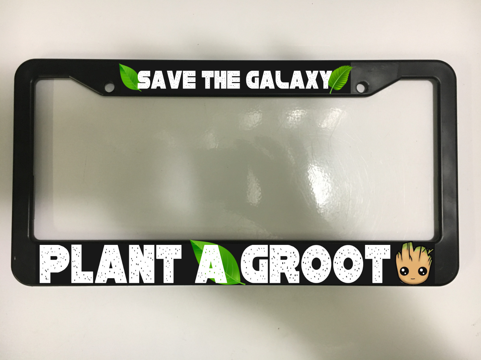 Save The Planet Plant A Groot Guardian's Of The Galaxy   Car License Plate Frame
