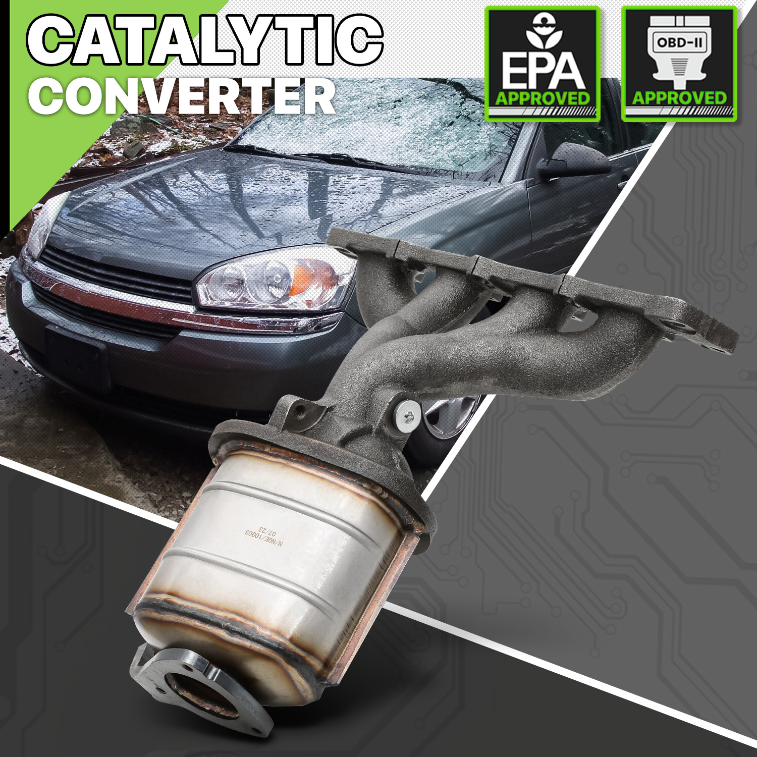 Catalytic Converter Exhaust Header Manifold fit 2004-2008 Aura/G6/Malibu 2.2/2.4