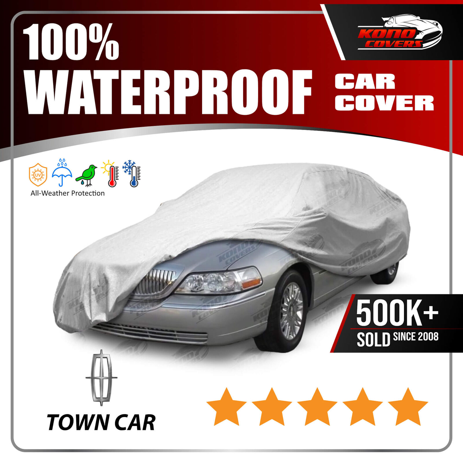 [LINCOLN TOWN CAR] CAR COVER - Ultimate Full Custom-Fit All Weather Protection