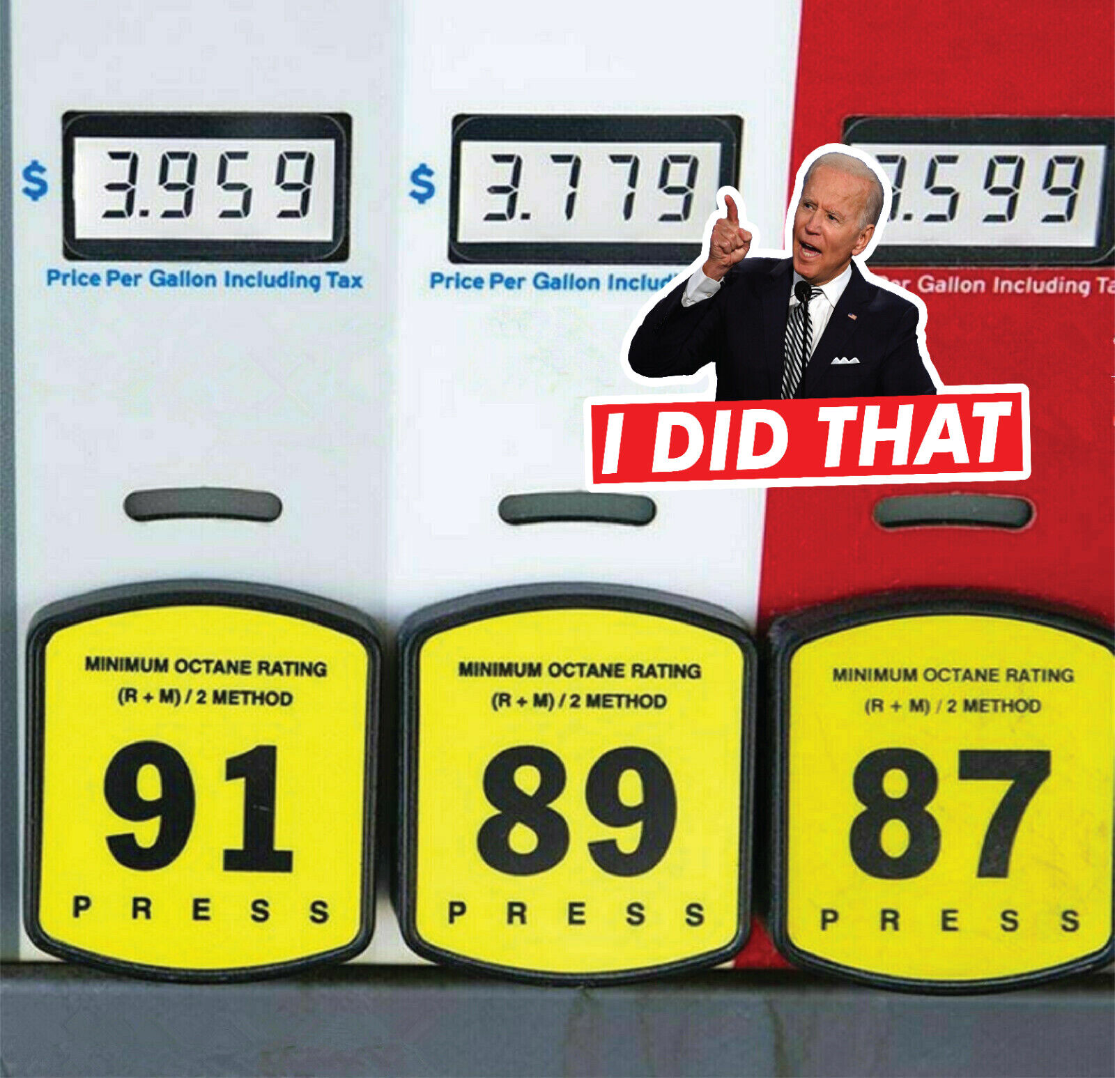 100pcs Joe Biden I DID THAT Sticker Funny Humor Decal Anti Joe Biden Stickers