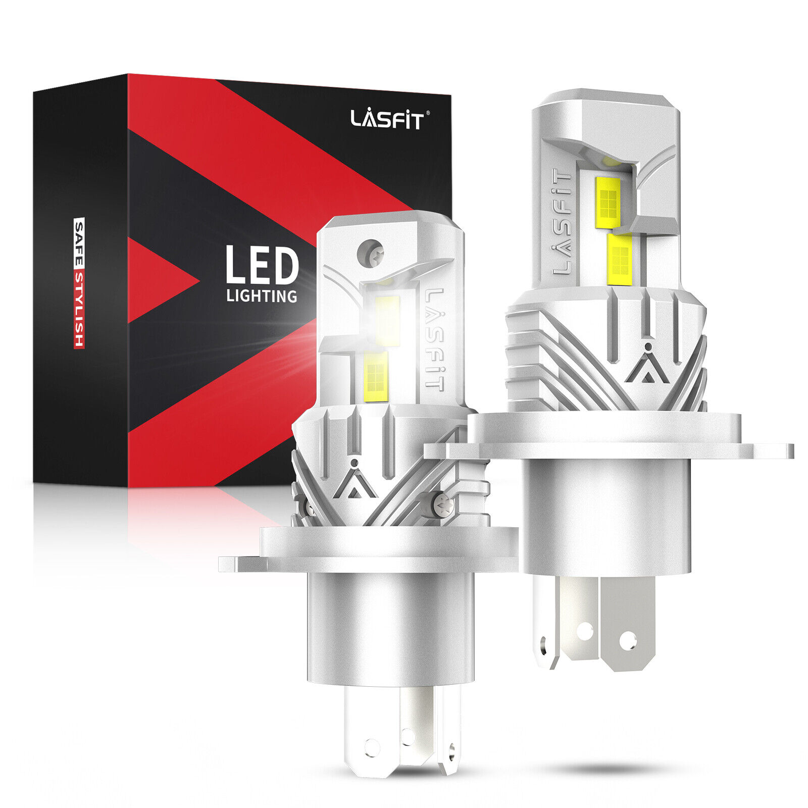 2xLASFIT 9003 H4 LED Headlight Bulb for Toyota 4Runner Tacoma Sienna Tundra RAV4
