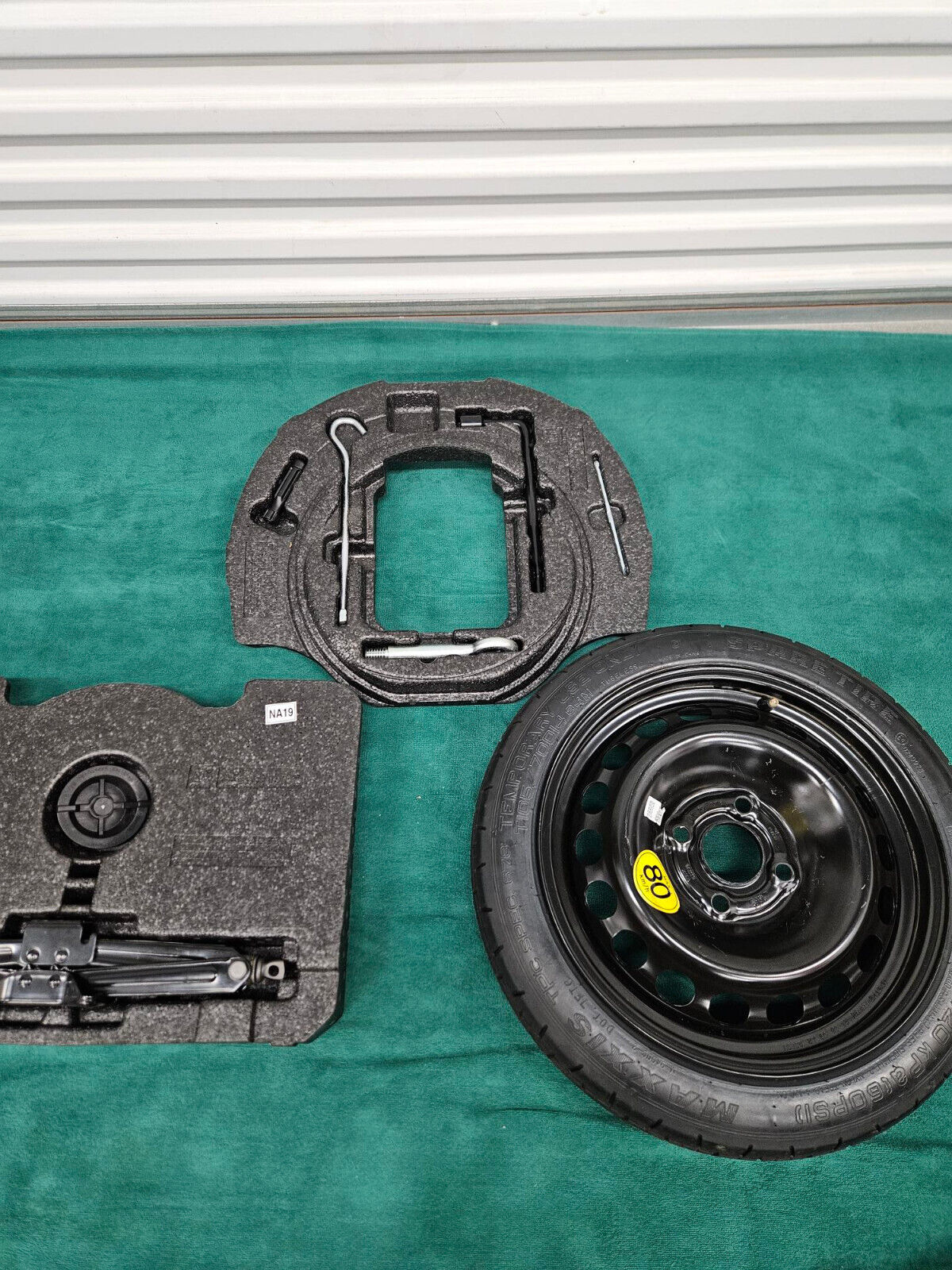 2019 - 2022 Chevy Spark Spare Tire SET Jack & Tool Kit T105/70D14 Donut OEM NEW