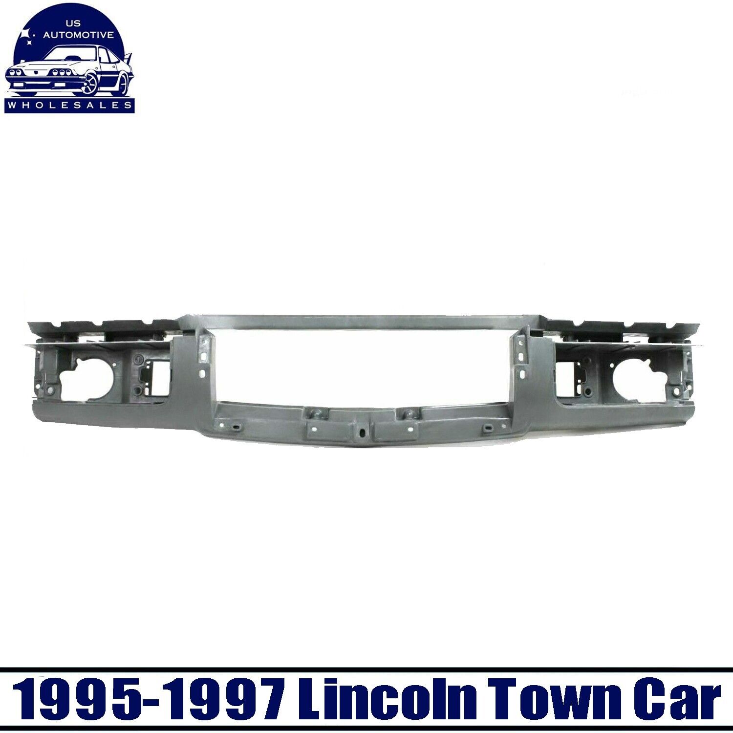 New Front Header Panel Thermoplastic and Fiberglass For 1995-97 Lincoln Town Car