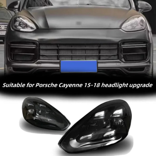 headlights Car suitable for Porsche Cayenne 15-18 models. New upgraded matrix