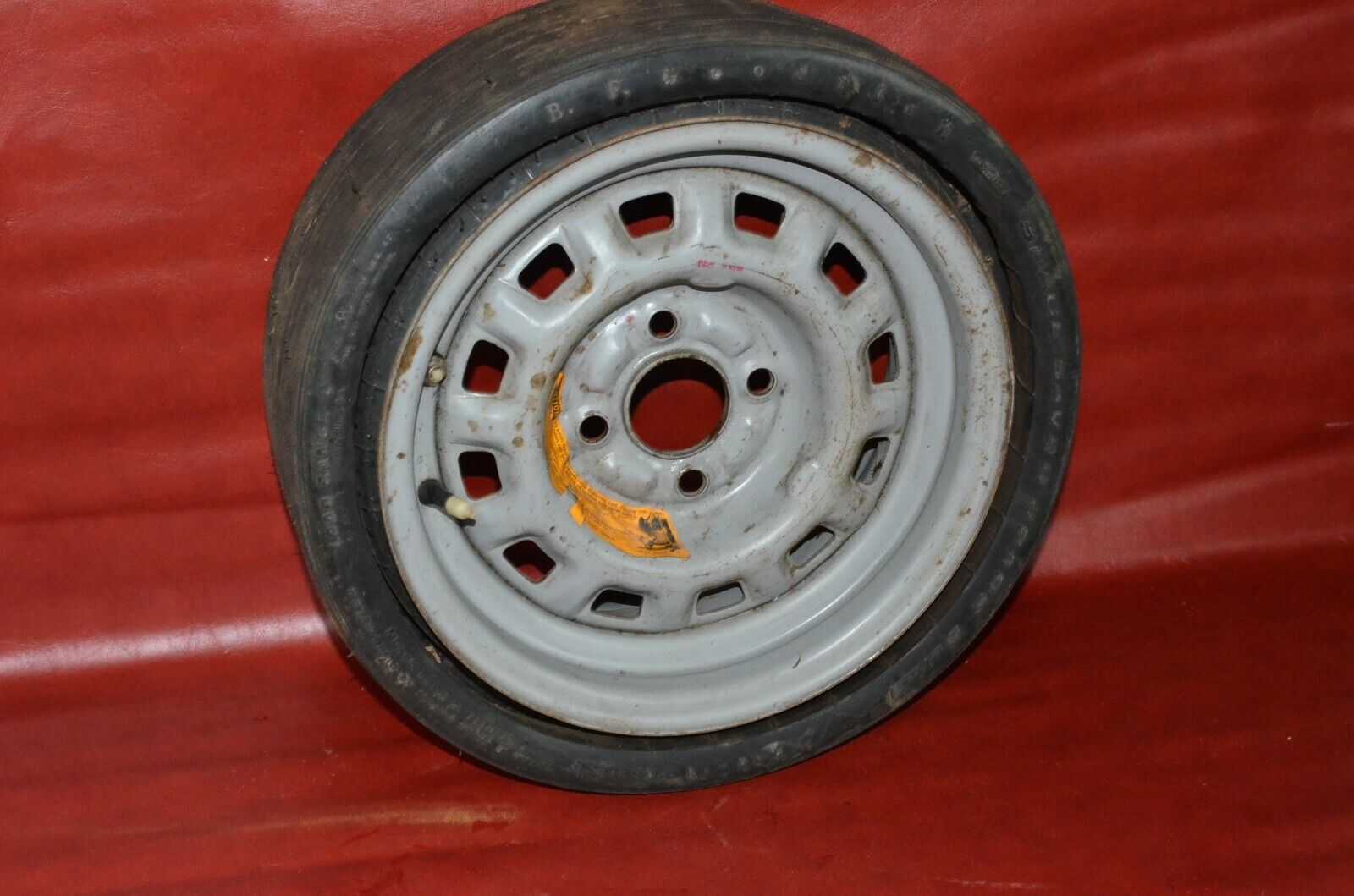 1971-80 Chevy Vega Monza Space Saver Spare Tire Temporary Wheel BFG NOS B78-13