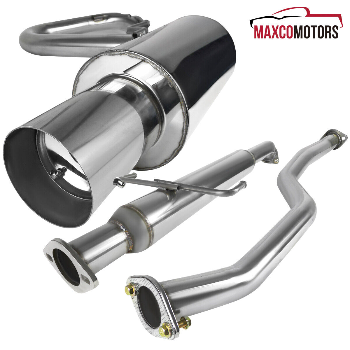 Catback Exhaust Fits 2005-2010 Scion tC Stainless Steel Muffler System Kit 05-10