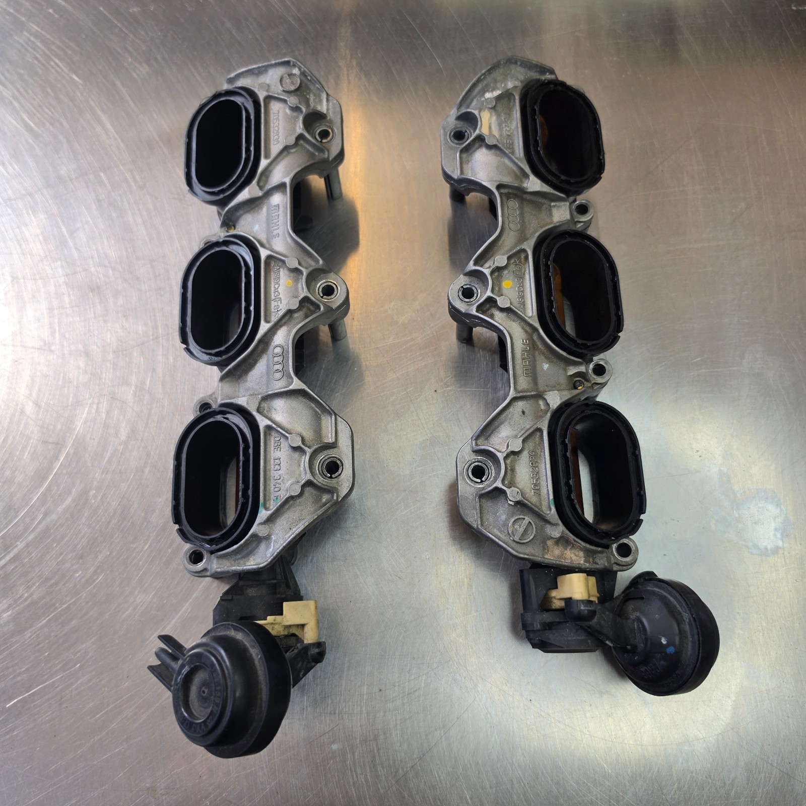 2012-2018 Audi A6 A7 Q5 S5 3.0 SC Quattro Intake Manifold Diffusers NO FUEL RAIL