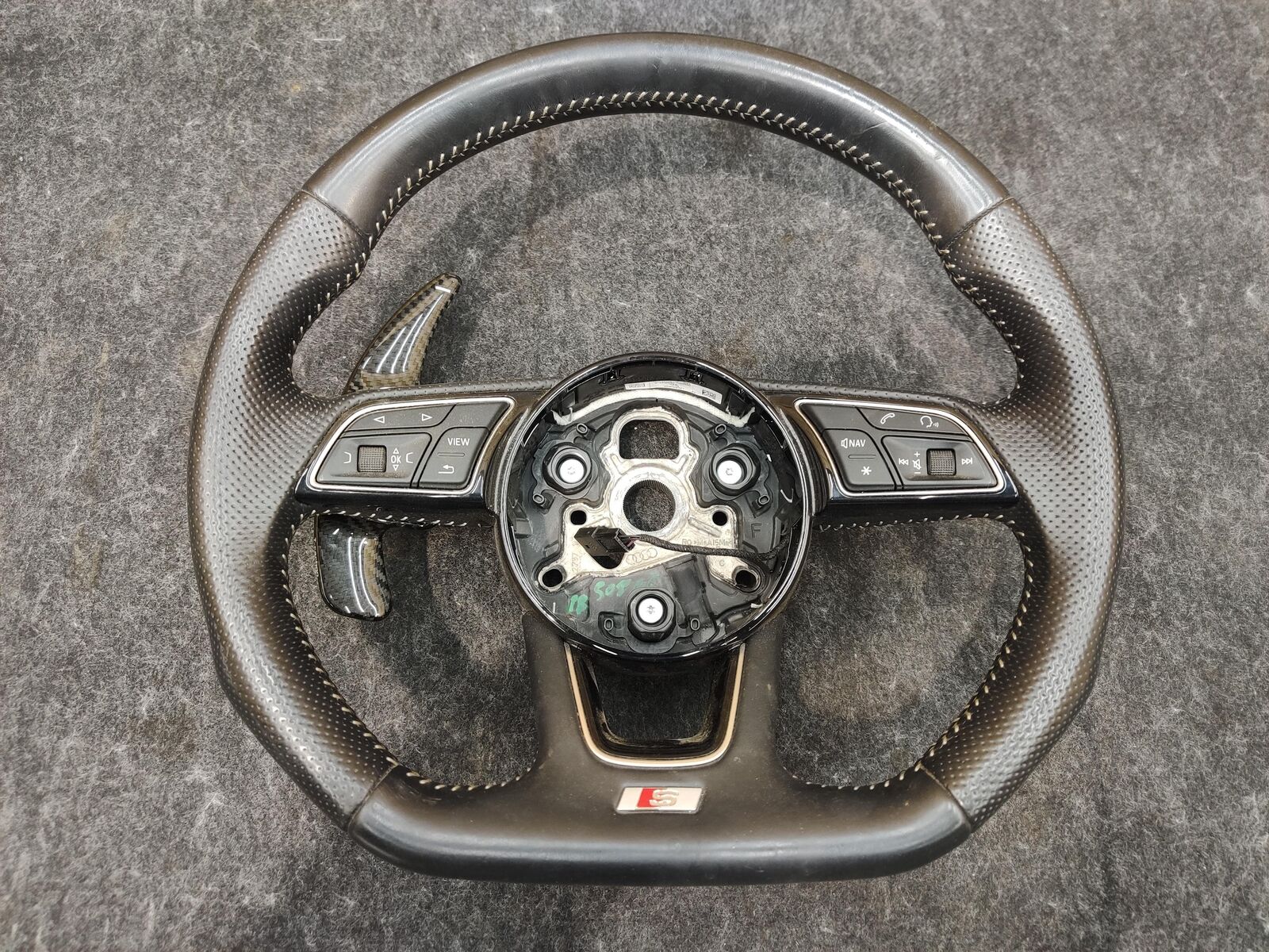 Sport Steering Wheel Carbon Fiber 8W0419091DH OEM Audi A3 S3 RS3 17-20 *NOTE