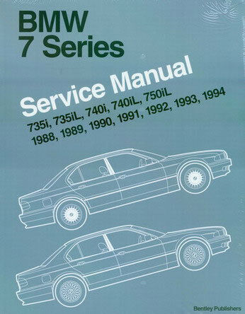 SHOP MANUAL BMW SERVICE REPAIR BENTLEY E32 BOOK 750iL 740i 735i 7-SERIES 735iL 7