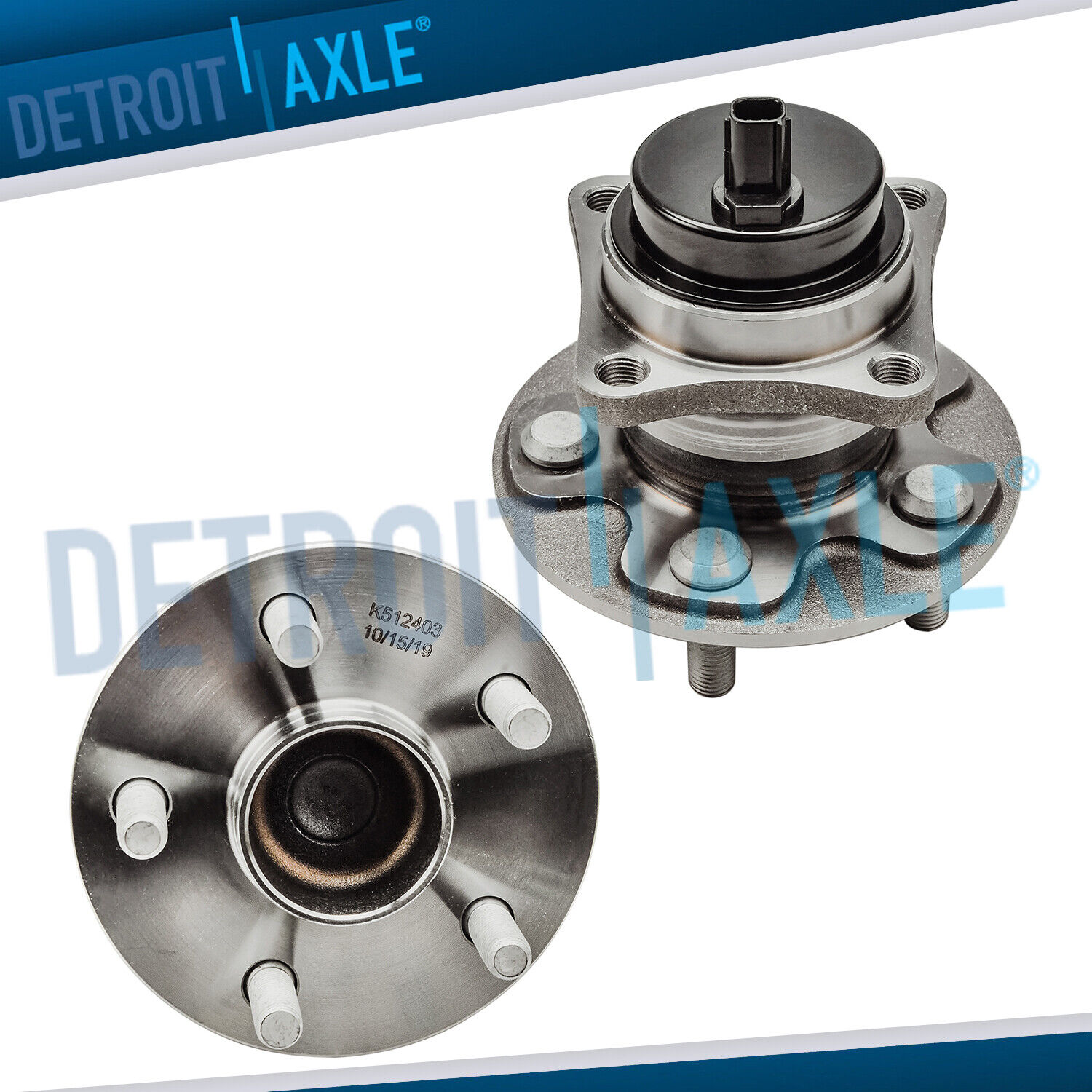 FWD Rear Wheel Hub and Bearing Assembly for Corolla and Vibe 1.8L 5 Lugs w/ ABS