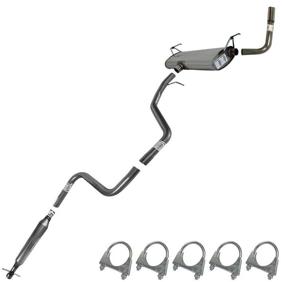 Exhaust System Kit  compatible with : 08-2012 Malibu 08-2010 G6 08-2009 Aura