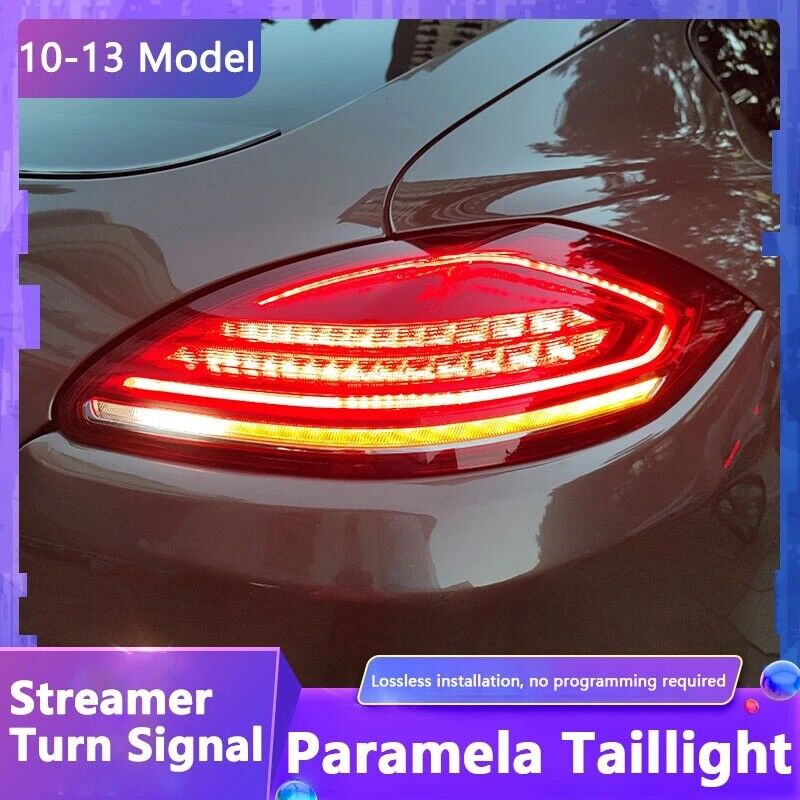 LED Tail Lights For Porsche Panamera 970 2011-2013 Sequential Turn signal Lights