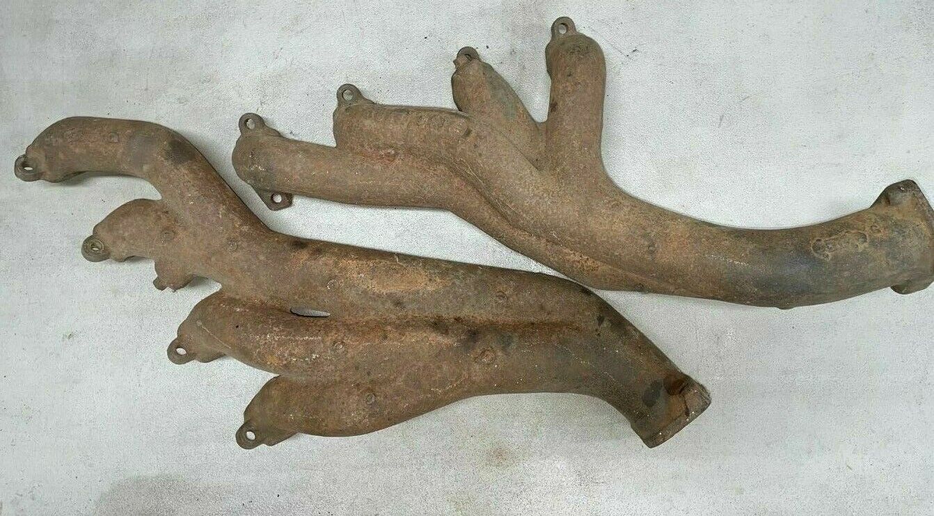 1963 1964 Ford Galaxie 427 Exhaust Headers OEM Ford Cast Iron