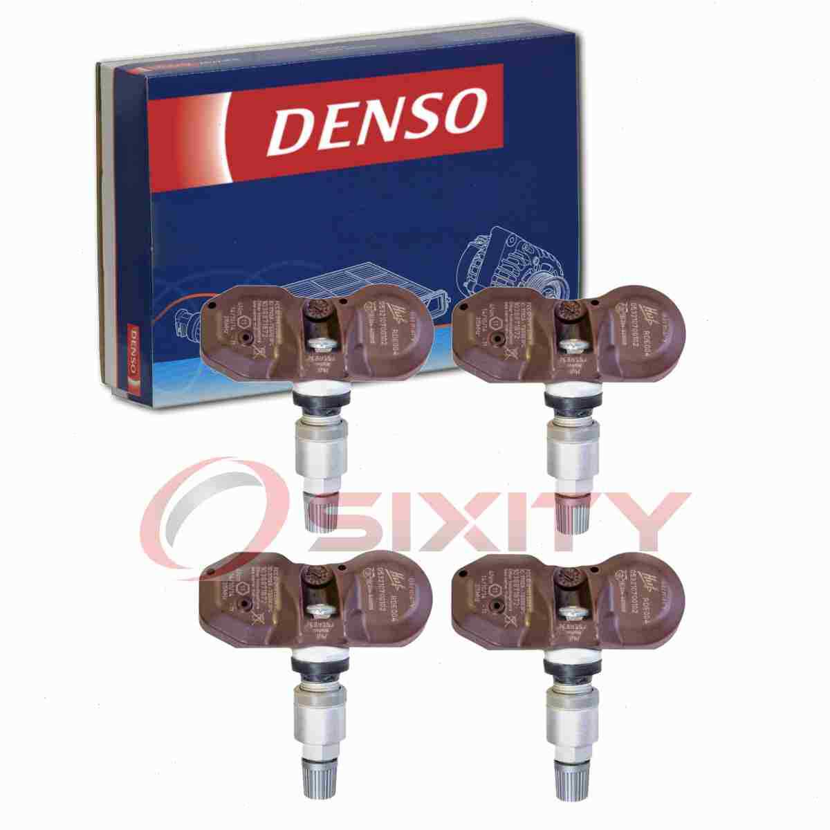 4 pc Denso Tire Pressure Monitoring System Sensors for 2002-2005 Ferrari 575 hh