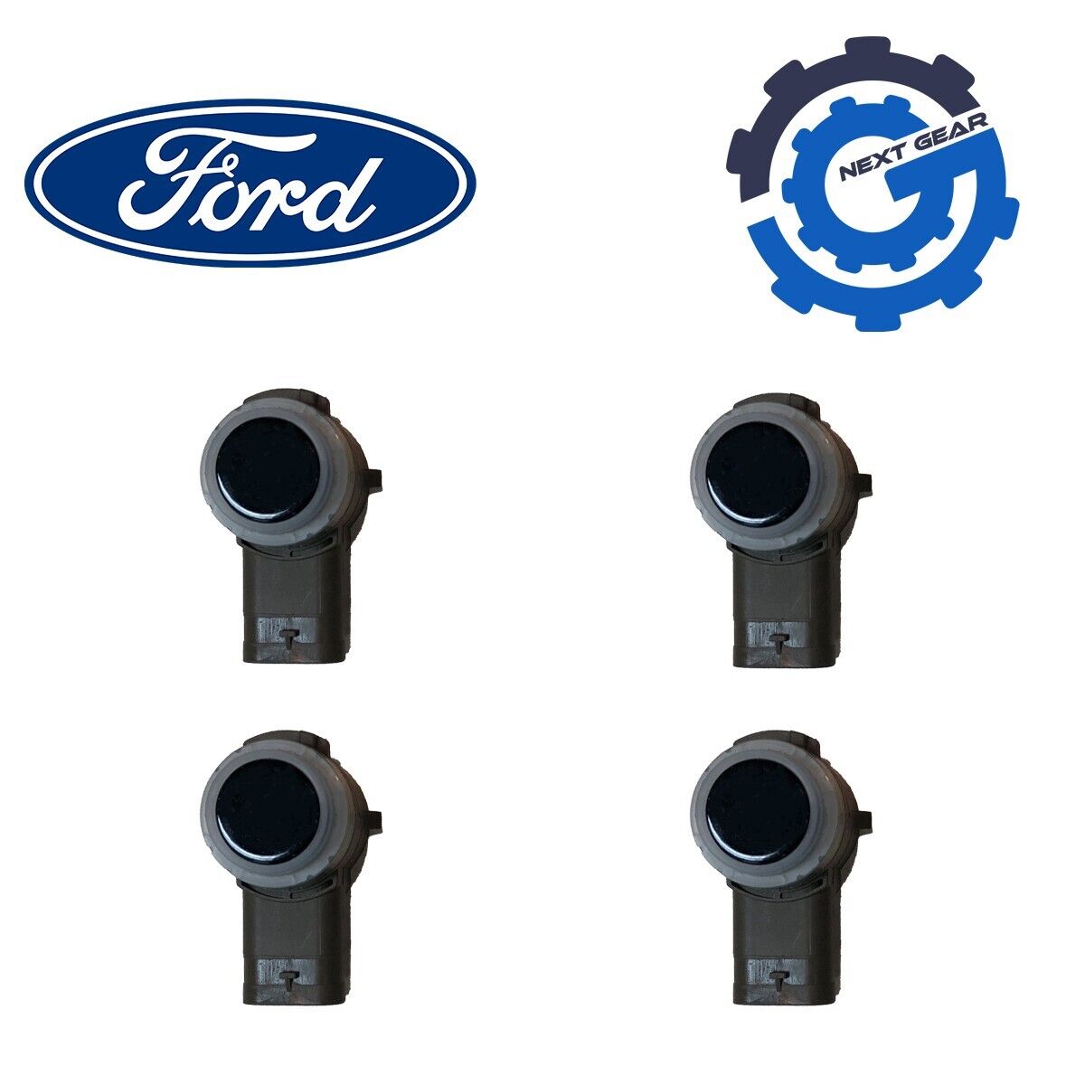 New OEM 4 Pack Ford Parking Sensor Rear Black 2015-2023 Explorer JU5T15K859AC