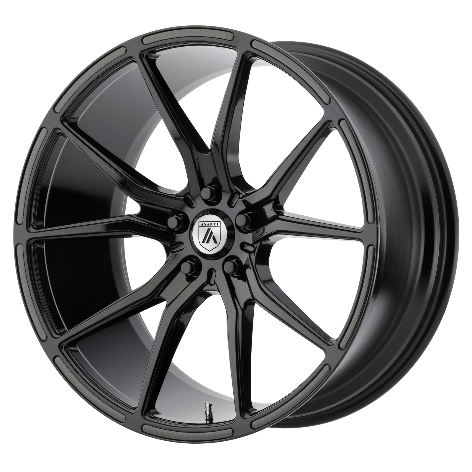 1 New 20X10.5 38 5X112 Asanti Black ABL-13 Vega Gloss Black Wheel/Rim
