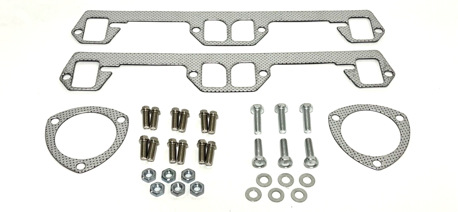 Exhaust Manifold Header Gaskets +Bolts Kit Fits 5.2 5.9 318 340 360 Engines