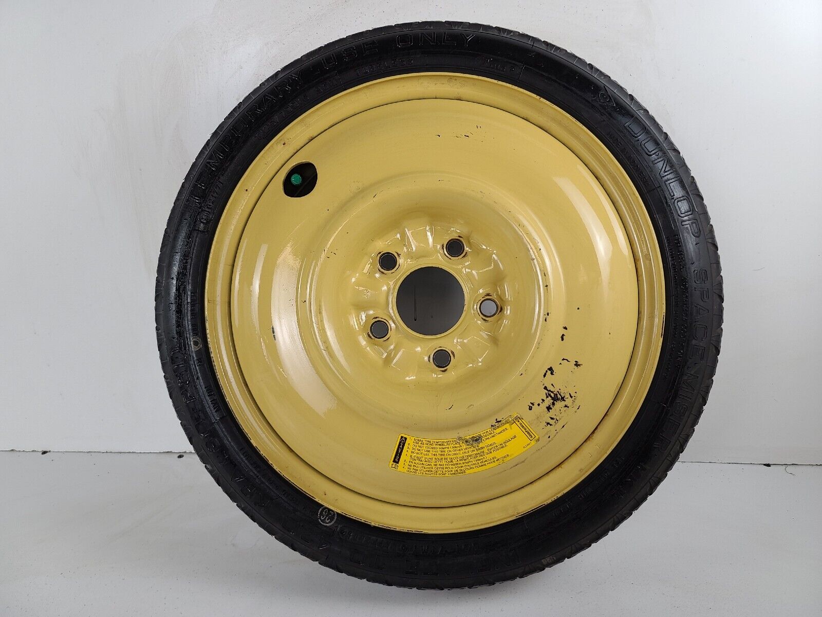 07 - 13 Suzuki SX4 Compact Space Saver Spare Tire Wheel OEM 125/70/16