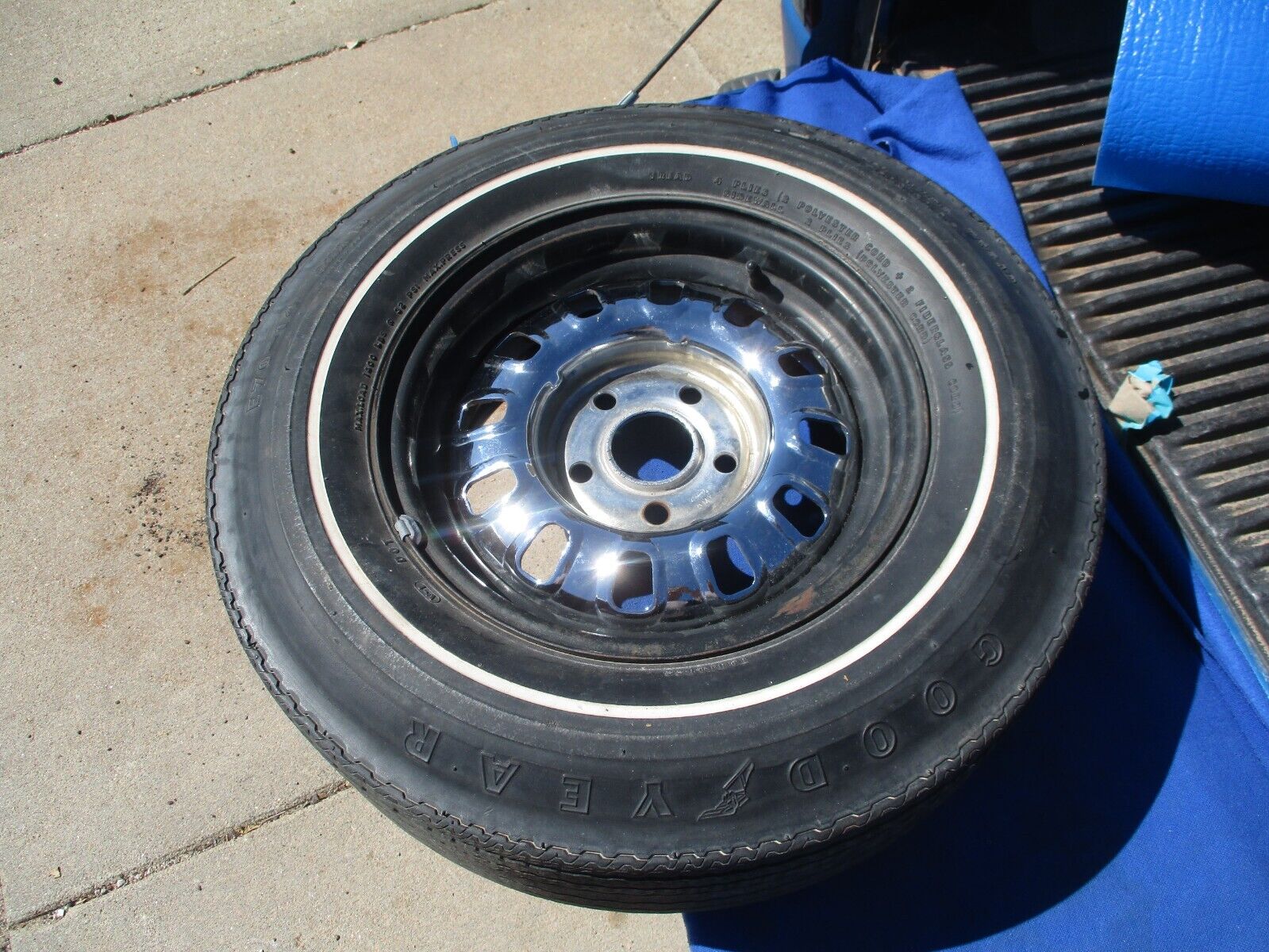 1968 1969 Ford Mustang Fairlane Torino 14 x 6 Steel Rally Wheel GT SPARE TIRE