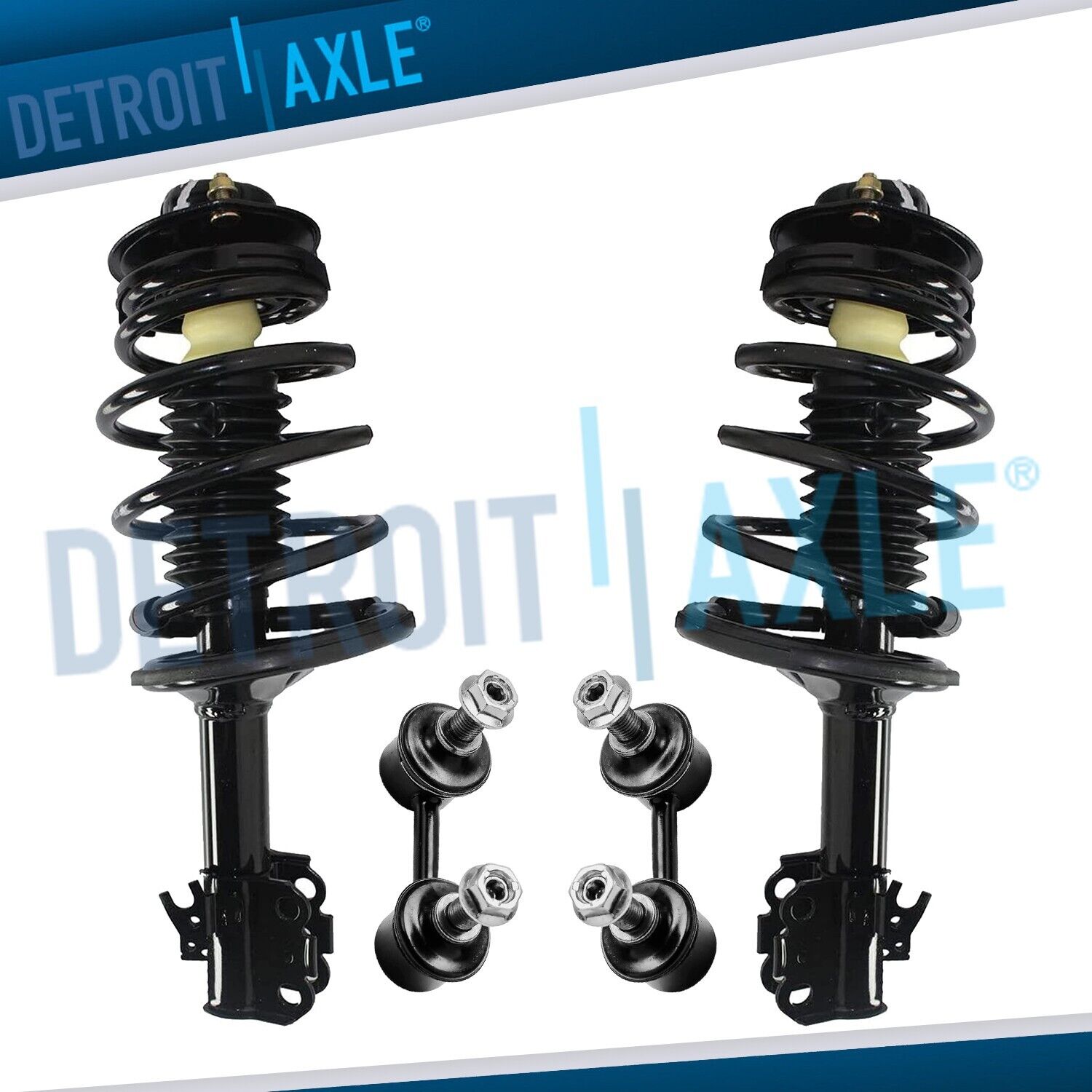 Front Spring Struts Sway Bar Links for 1992 1993 1994 Toyota Camry Lexus ES300