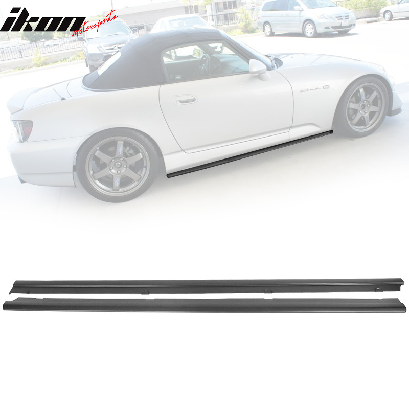 Fits 00-09 Honda S2000 DF Style Side Skirts Extensions Pair Unpainted PP