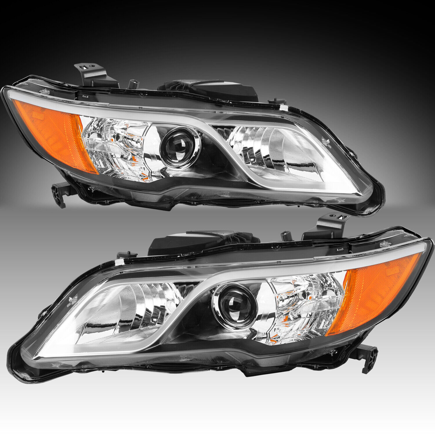 For 2013 2014 2015 Acura RDX Halogen OE Style Headlights Assembly Pair L+R 