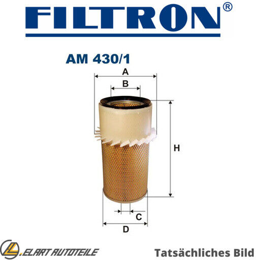 THE AIR FILTER FOR UMM FIAT OLD XD3TE TRANSCAT CAMPAGNOLA 8144 61 200 FILTRON