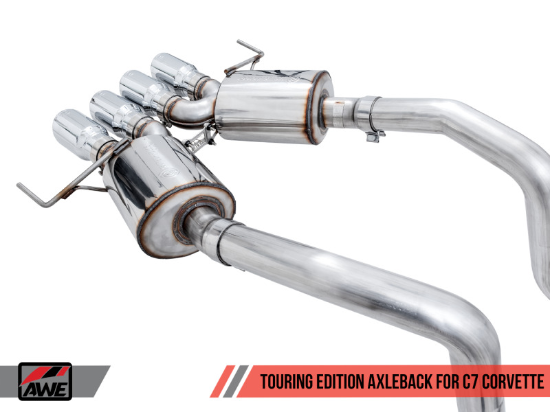 AWE Tuning Touring Edition Axle Back Exhaust For 14-19 Chevy Corvette C7 Z06/ZR1