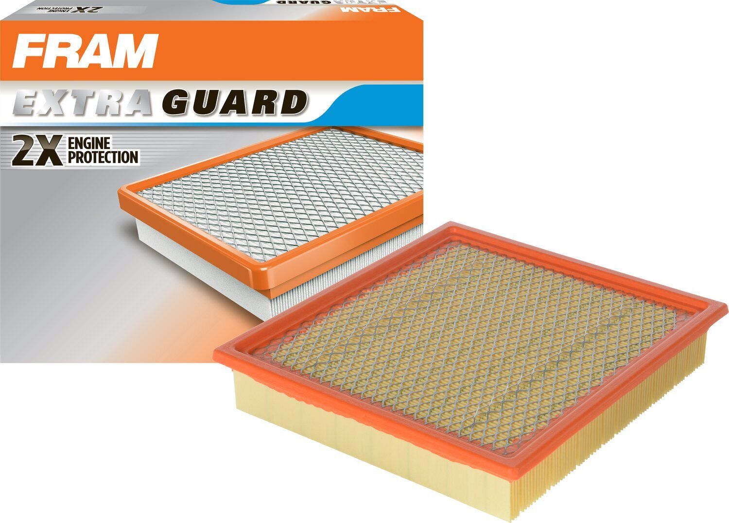 FRAM Extra Guard Air Filter, CA10262 for Select Ford and 1 White 