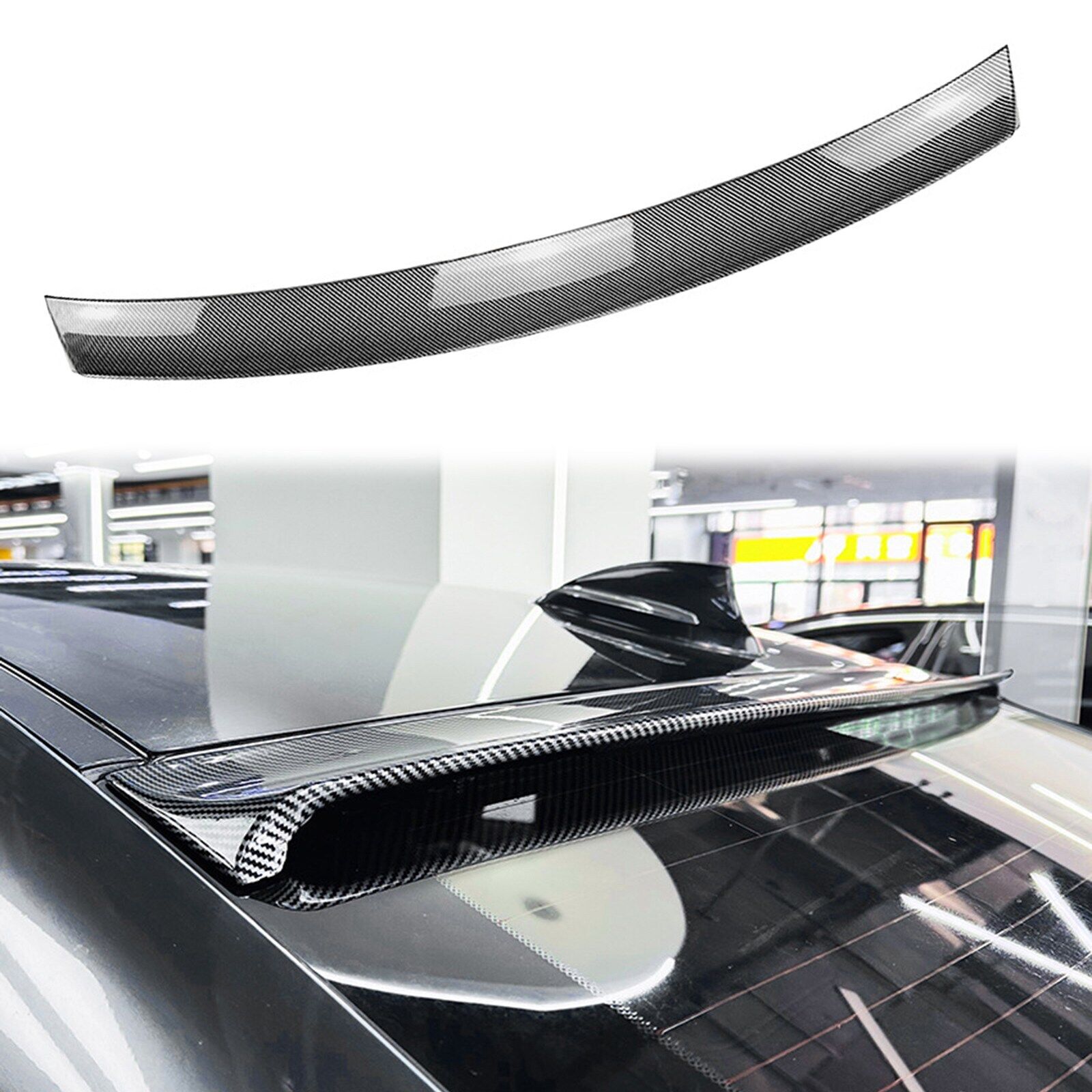 For BMW 4Series F32 428i 435i 2014-20 Roof Trunk Spoiler Tail Wing Carbon Look