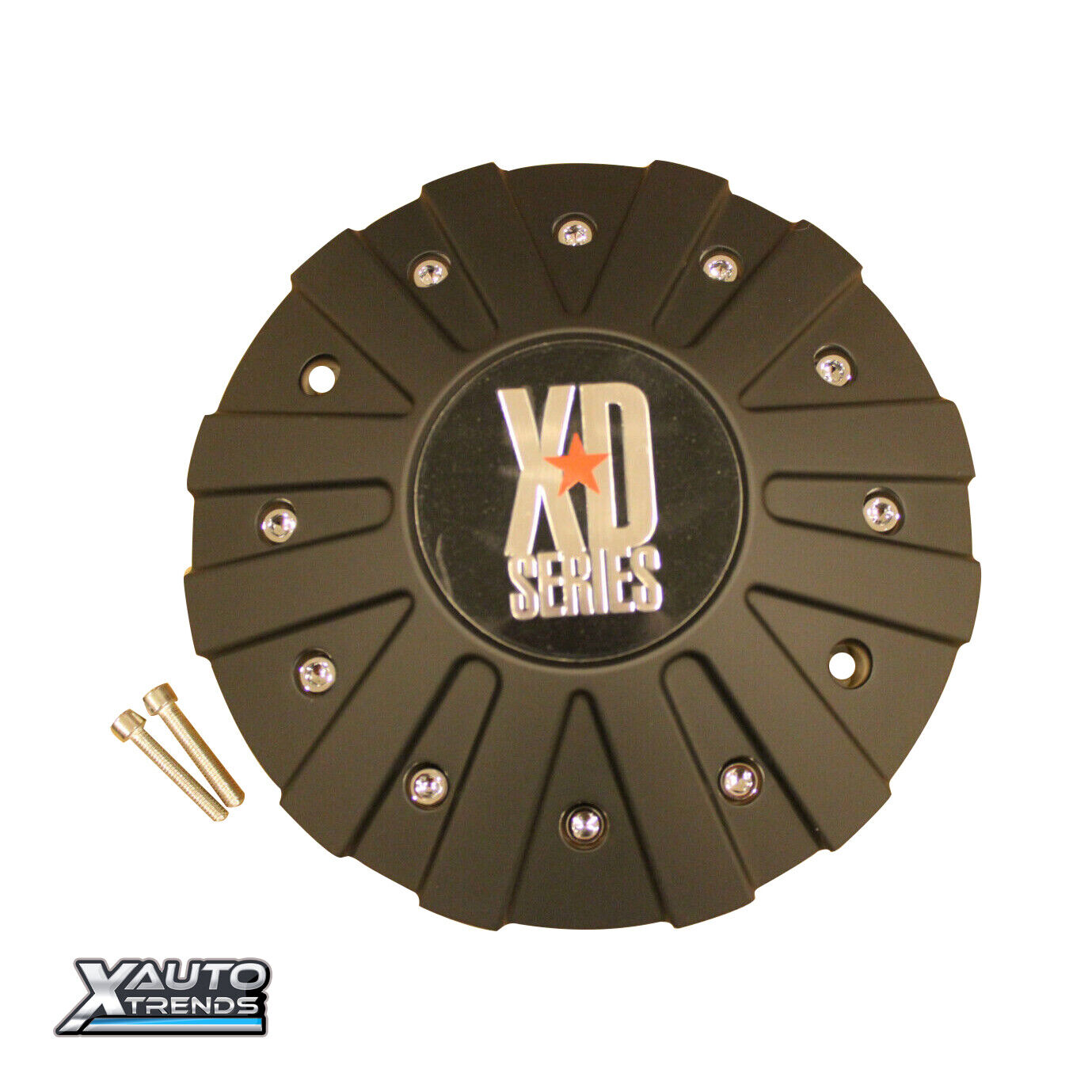 KMC XD Series 778 Monster Matte Flat Black Wheel Rim Center Cap 846L215 846L215B