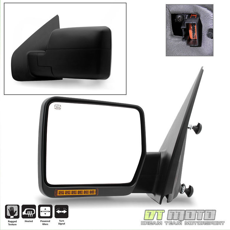 Driver Side 2004-2006 Ford F150 Truck Power Heated View Mirror w/LED Signal Left