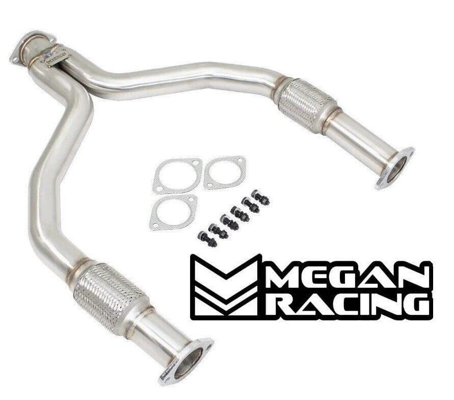 Megan Racing Rear Y-Pipe fits Infiniti Q40/Q50/Q60 Nissan 350Z/370Z/Z AWD RWD