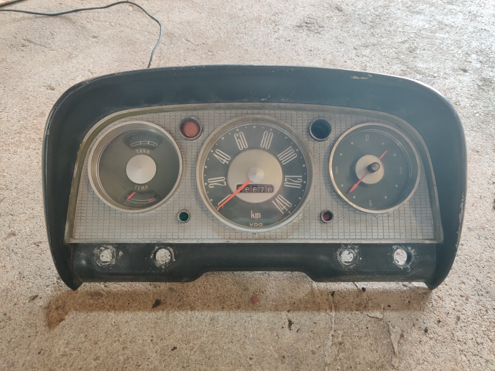 Genuine Ford Taunus P1 G13 12M Instrument Cluster Speedometer