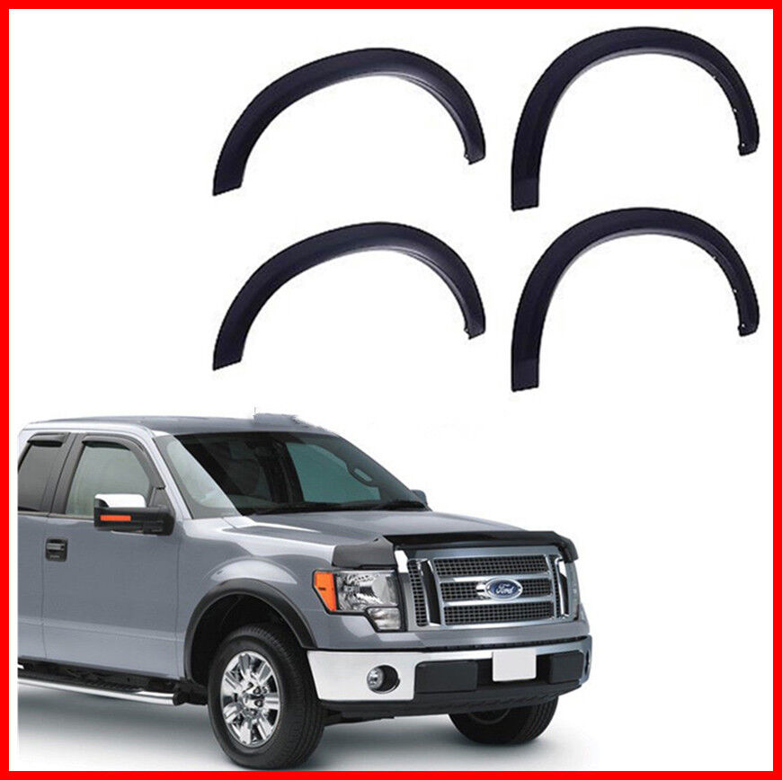 For 09-14 FORD F150 Pickup Fender Flares Protector Set OE Style