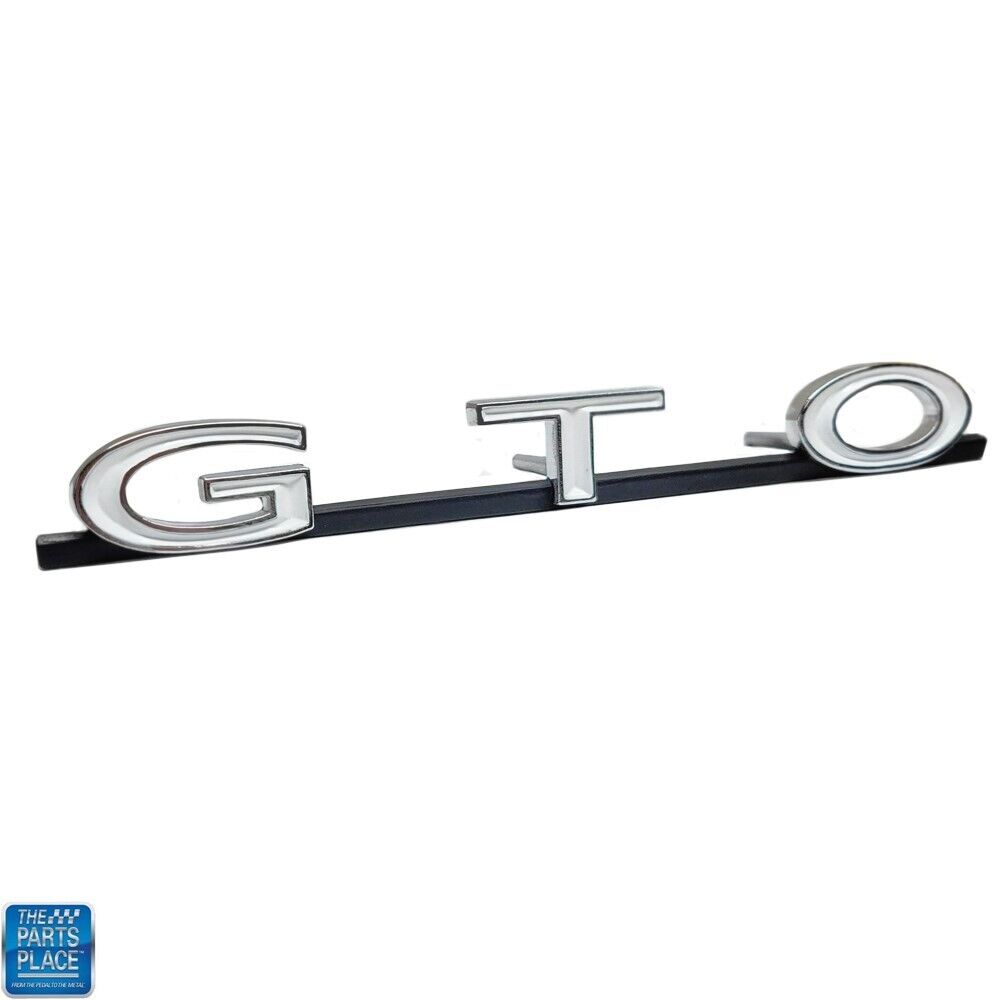 1968-69 Pontiac GTO Front Grille Grill Emblem Chrome Diecast New
