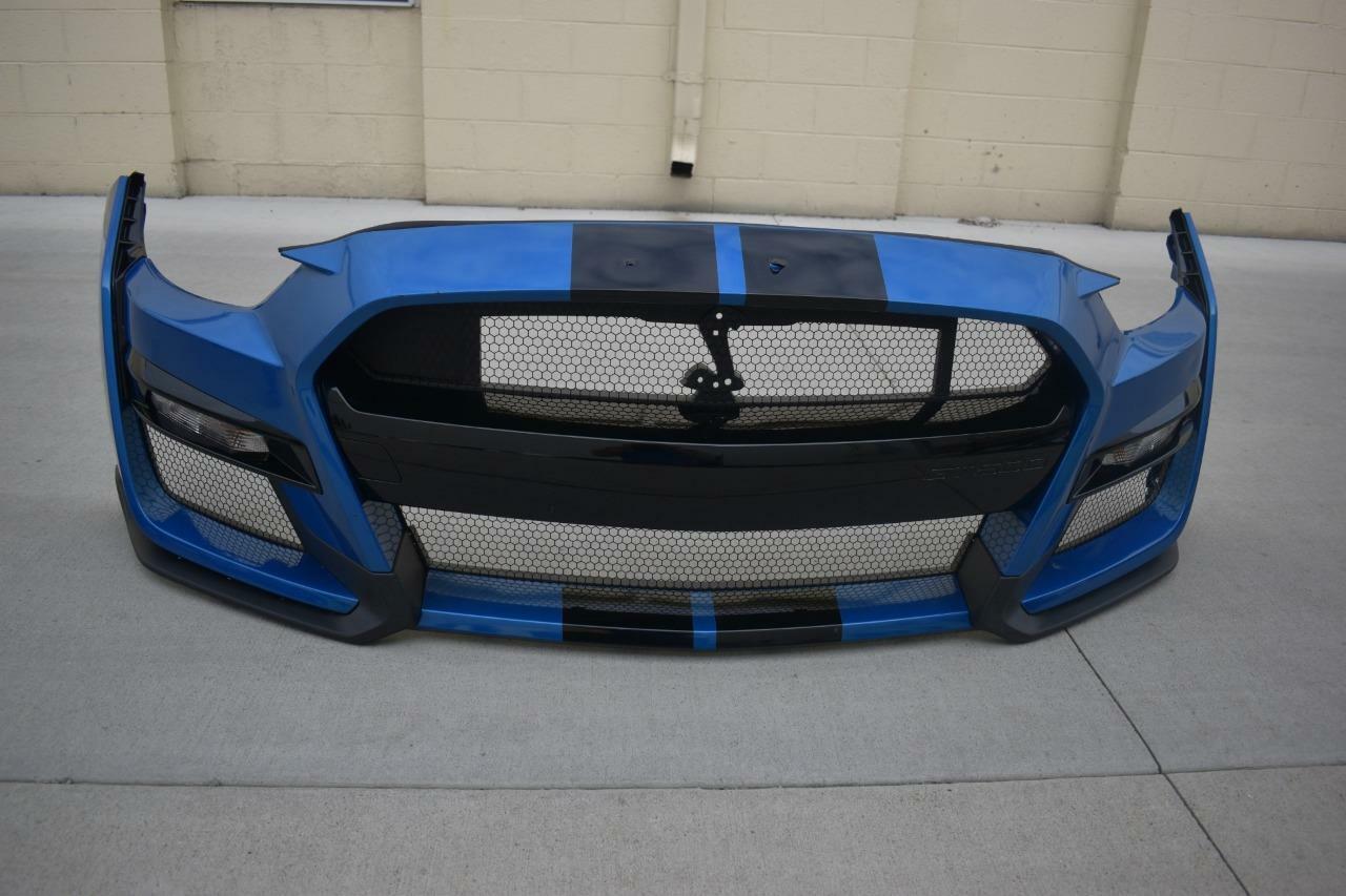 OEM 2019-2021 Ford Mustang Shelby GT500 Front Bumper Cover Fascia Velocity Blue