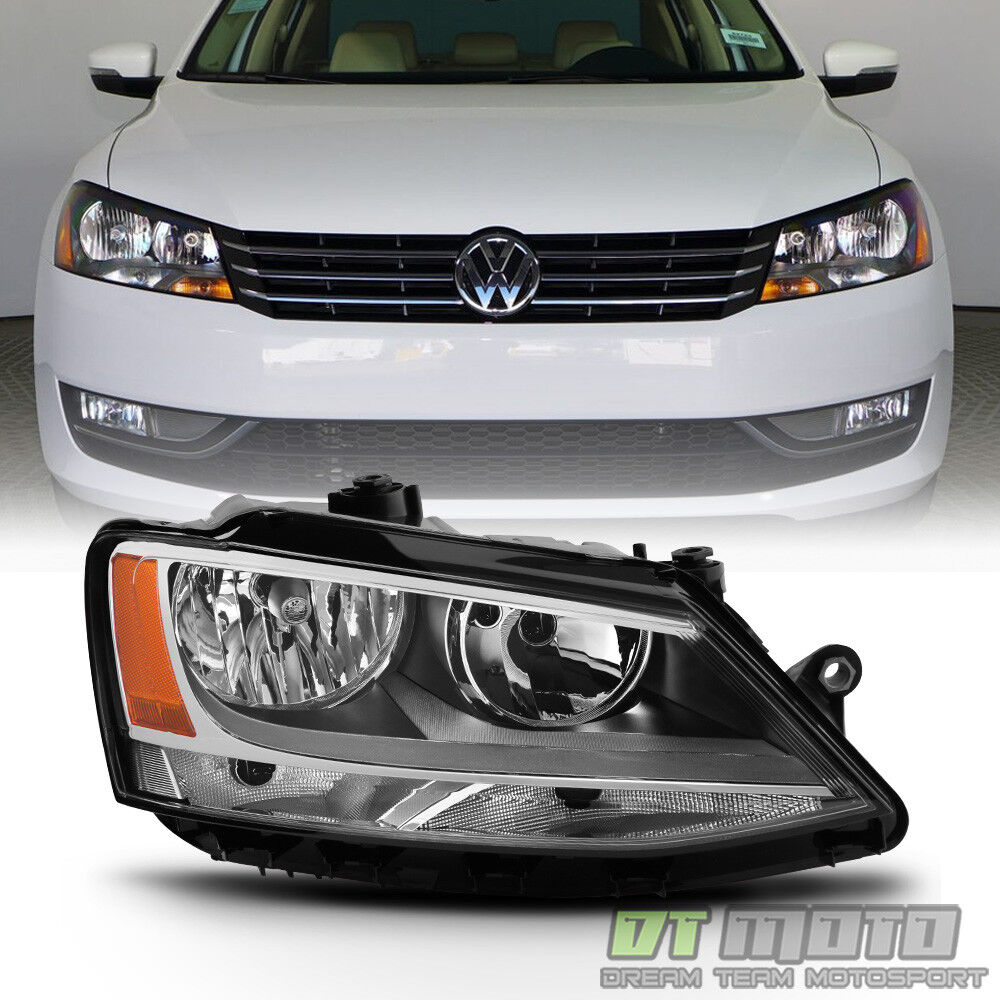 2011-2018 Volkswagen Jetta Halogen Model Headlight Headlamp Right Passenger Side