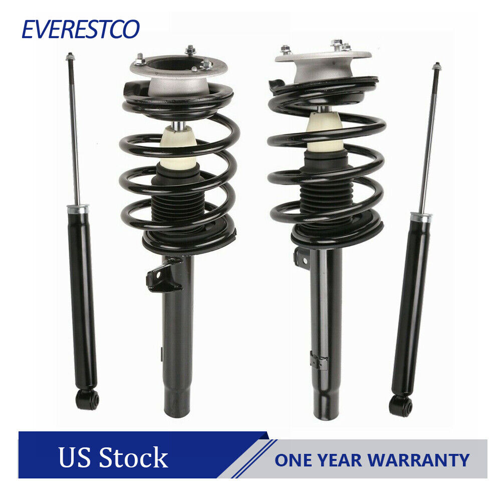 4x Front Complete Strut & Rear Shock Assembly For BMW 325Ci 330i 330Ci 2001-2005