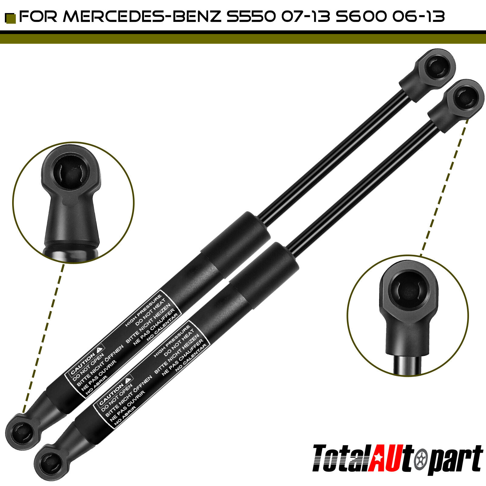 Lift Support Shock for Mercedes-Benz S550 07-13 S600 S65 AMG 06-13 Rear Trunk