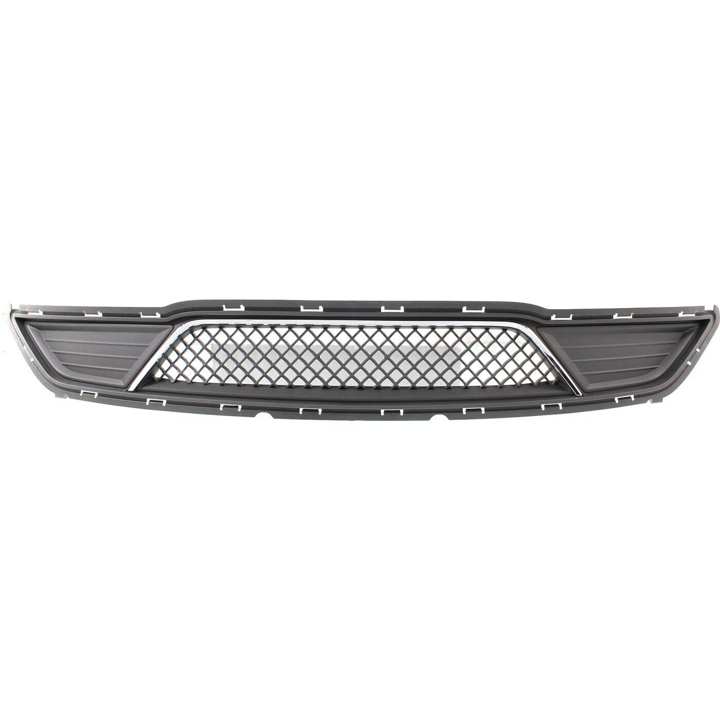 Bumper Grille For 2013-2016 Ford Taurus Center Gray Plastic CAPA