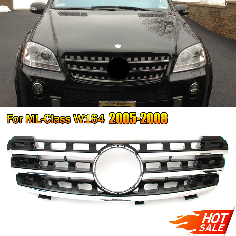 For Mercedes Benz W164 ML550 ML320 ML350 ML500 ML63 AMG Front Grille 2005-2008
